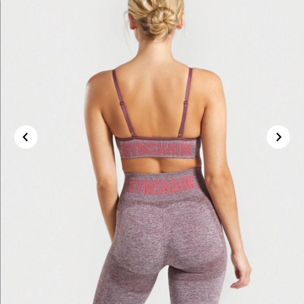 Gymshark sports bra and flex high waisted leggings